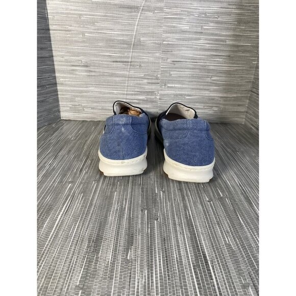 ELEVENTY Mens Suede And Canvas Slip-On Sneakers Size 43 US 9.5 - Picture 6 of 10